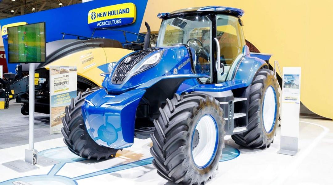 Európában is bemutatkozott a New Holland metángázzal működő traktora