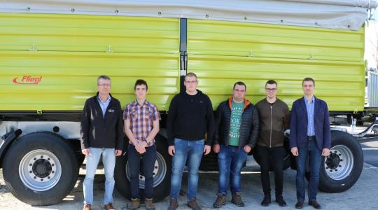 A Fliegl-nél járt a MezőgépÉSZek játék harmadik helyezettje 
