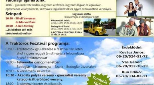 IX. Bodoglári Traktoros Fesztivál és Falunap