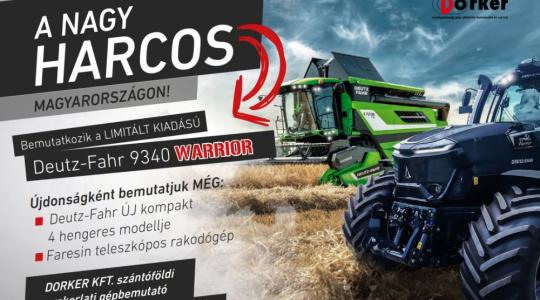 Szántóföldi gyakorlati gépbemutató