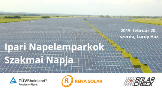 Ipari Napelemparkok Szakmai Napja