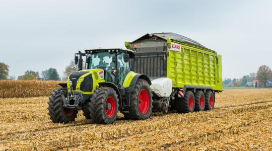 CLAAS CARGOS kombikocsik most TIM SPEED CONTROL-lal