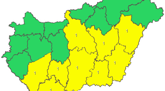 Újabb riasztások – ismét jönnek zivatarok