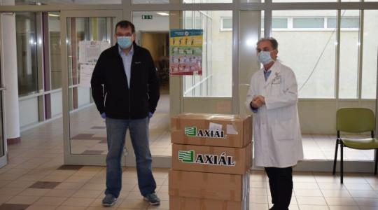 Az AXIÁL is kiveszi a részét a járvány elleni küzdelemből