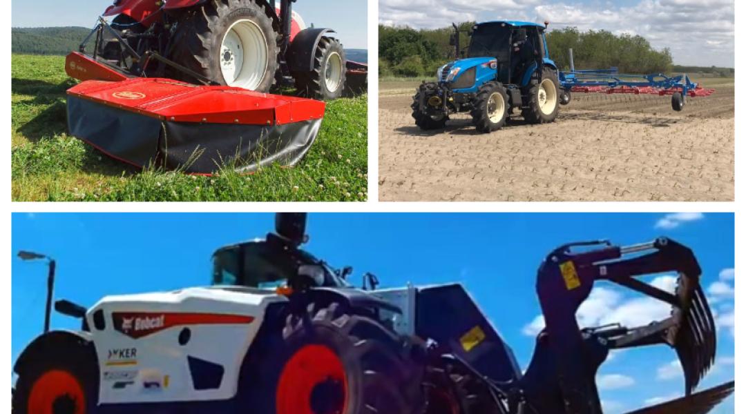 LS traktorok, JCB és Bobcat rakodógépek akcióban