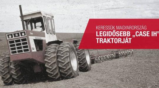 Keresik az ország legöregebb CASE IH traktorát