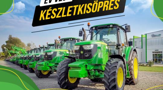 John Deere traktor készletkisöprési akció!