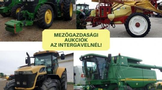 Rengeteg mezőgazdaságigép-árverés egy helyen!