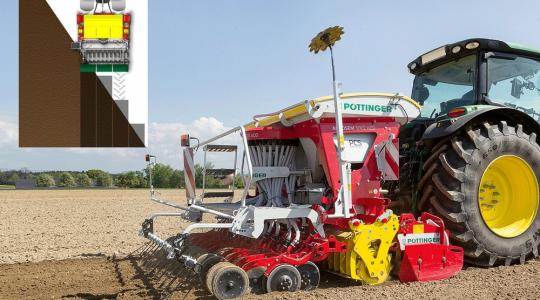 Nincs több vetéshiány vagy átfedés a Pöttinger szakaszolható vetőgépével