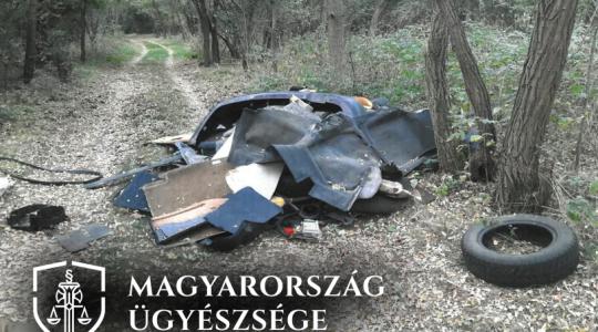 Szeméttelepnek használta az erdőt – több év börtön várhat rá