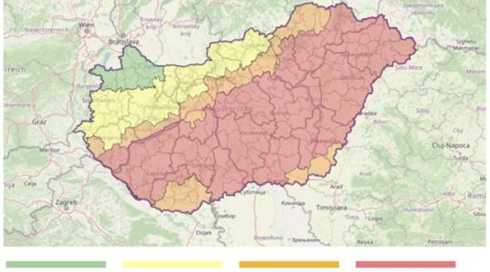 Jégeső tarolta le az ország északi részét