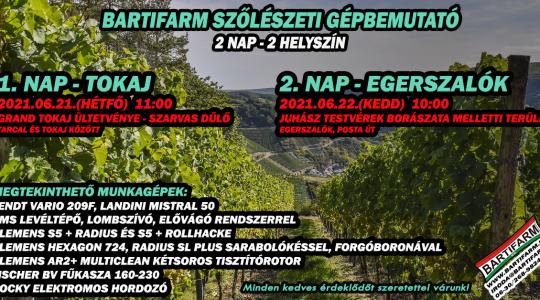 Bartifarm Szőlészeti Gépbemutató Bartifarm Szőlészeti Gépbemutató