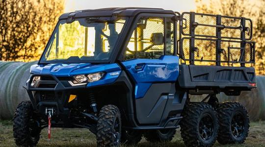 A legnagyobb UTV: Can-Am Defender 6x6. Olyan helyekre is képes eljutni, ahová más járművek nem!