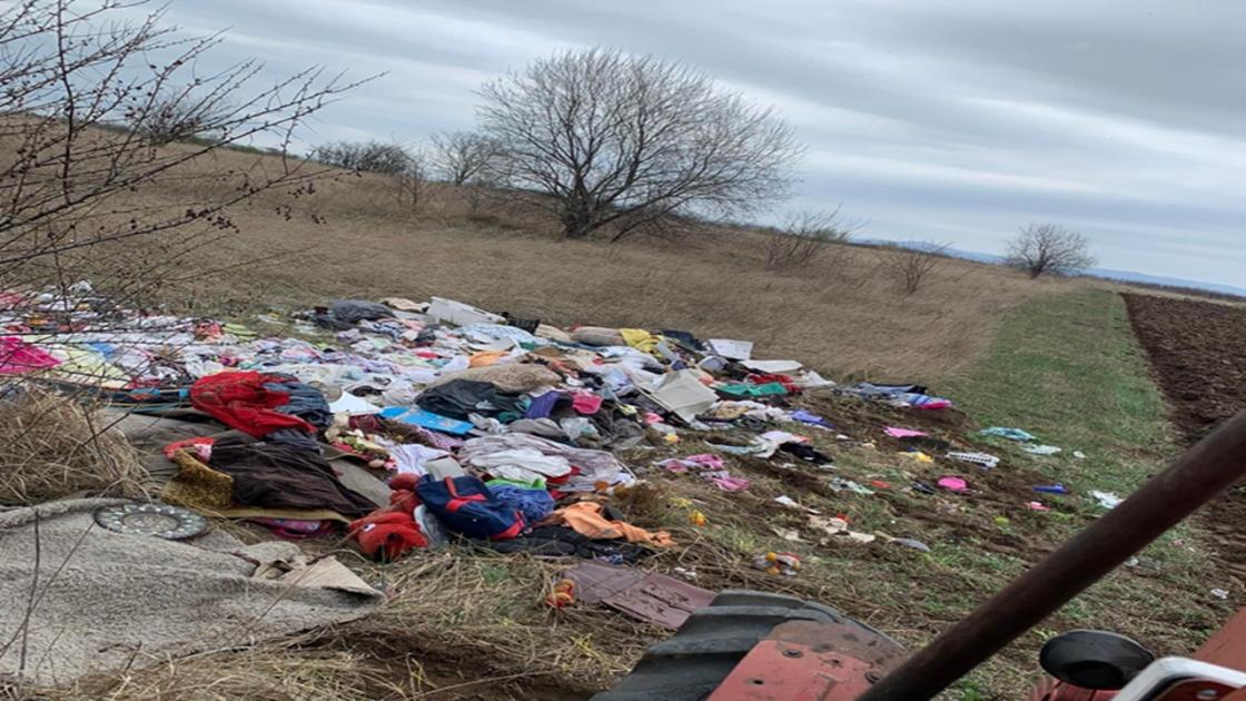 A gazda földje NEM SZEMÉTLERAKÓ