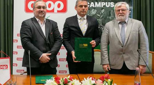 MATE-COOP megállapodás: szorosabbra fűzi viszonyát az egyetem és az üzletlánc
