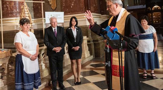 A Kárpát-medence Aratókoszorúja ismét a Bazilikában