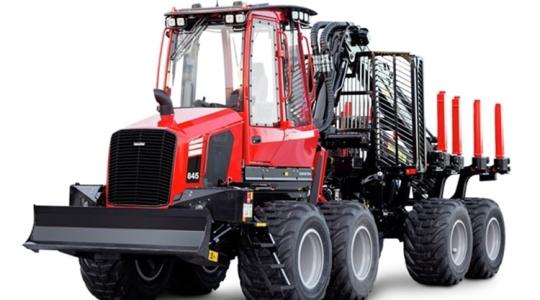 Továbbfejlesztett forwarder – Komatsu 845-1