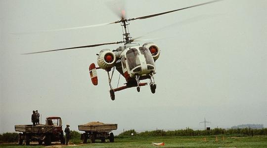Azt gondolták, hogy nem lesz feltűnő egy csempészett helikopter a platón