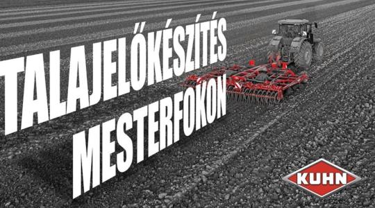 A magas termés egyik alapfeltétele a kelés ideális feltételeinek biztosítása a megfelelő talajelőkészítés által!