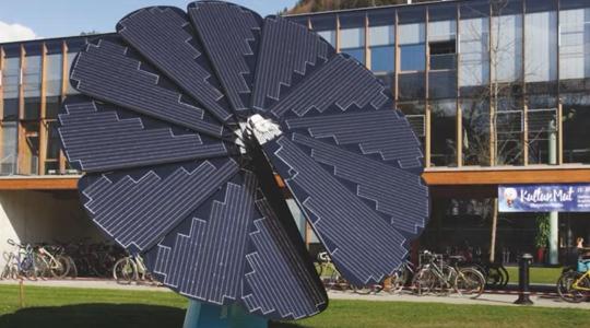 Áramot termelnek a mechanikus napraforgók