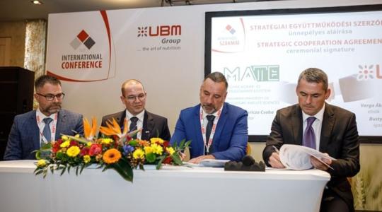 A MATE és a UBM Feed Zrt. közösen biztosítja a tudásalapú takarmányozást 