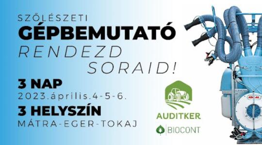 Szőlészeti gépbemutató – 2023. április 6. – MÁD