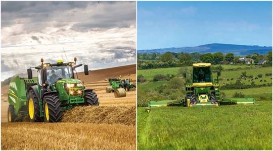 Egy tökéletes gépkapcsolat, szuper John Deere bálázók és egy önjáró, nagy teljesítményű kaszálógép