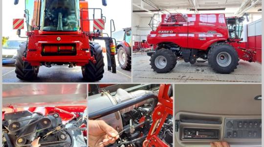 Mi történik egy Case IH kombájnnal, miután legördül a hajóról?