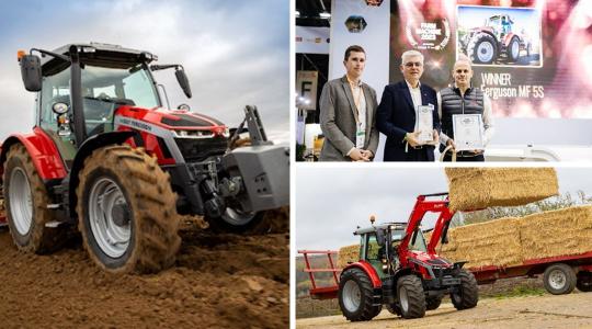 A Massey Ferguson MF 5S sorozat megnyerte a Farm Machine 2023 díjat