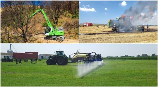 Új csúcspermetező, elektromos átállás a 100 lóerő alatti gépeknél, így előzd meg a kombájntüzet