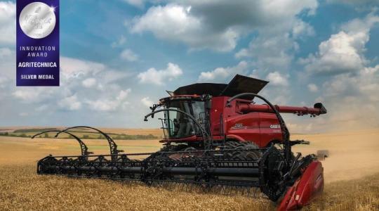 Ezüstérmes innováció kombájnokhoz a CASE IH-tól