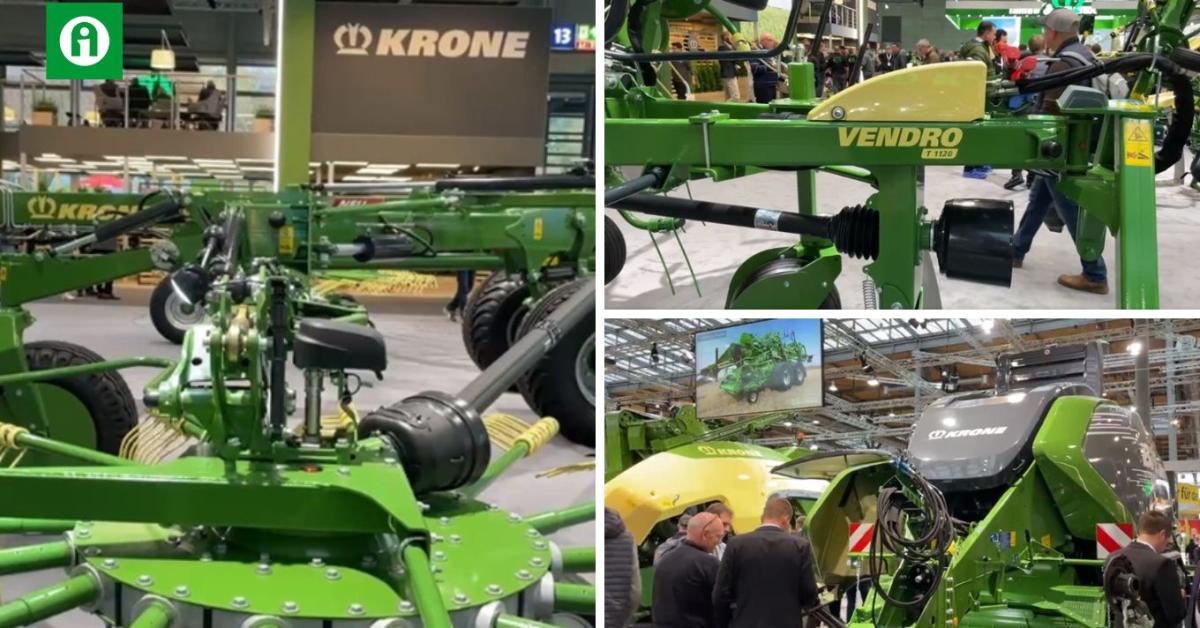 Számtalan újdonságot mutatott be a Krone, köztük a kínálatuk legnagyobb kaszakombinációját +VIDEÓ