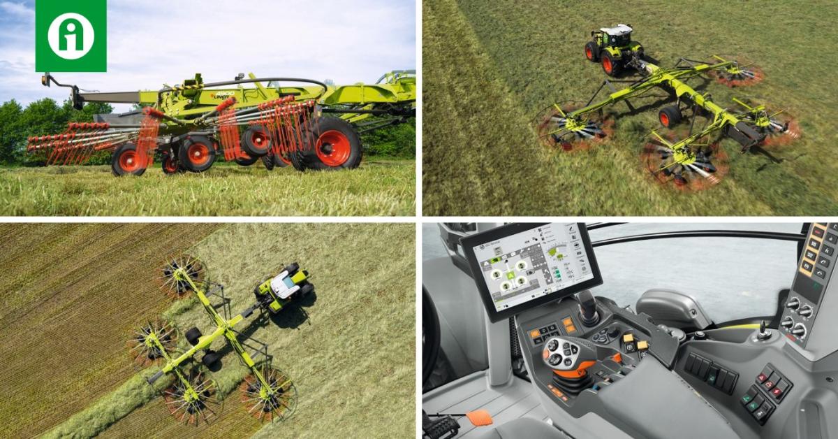 A CLAAS négyrotoros LINER rendképzői mostantól Section Control rendszerrel is kaphatóak