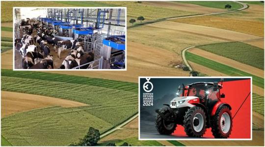 Egy gyönyörű traktor, intelligens gumiabroncsok és új megoldások a robotizált fejéstechnológia terén