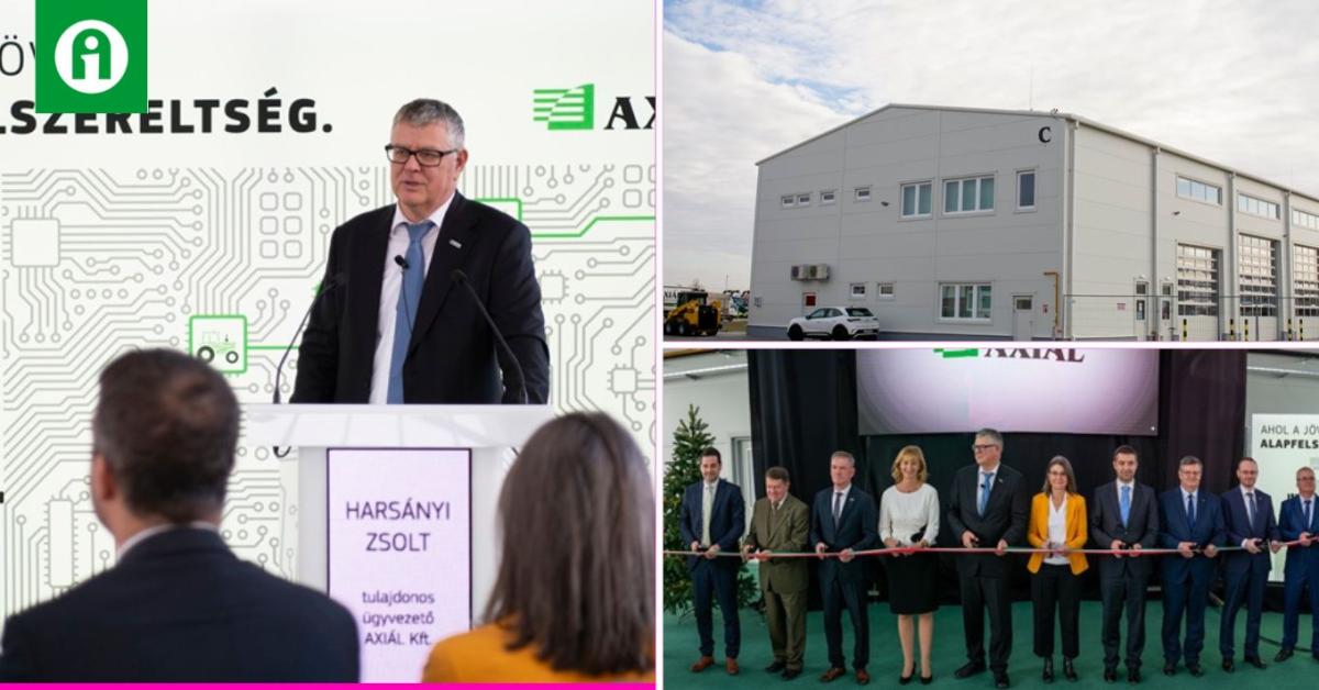 A múlt heti felsőzsolcai beruházása után újabb épületet adott át az AXIÁL Kft.