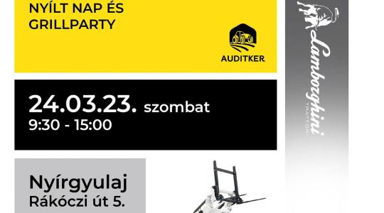 Auditker nyílt nap és grill party a nyírgyulaji telephelyen