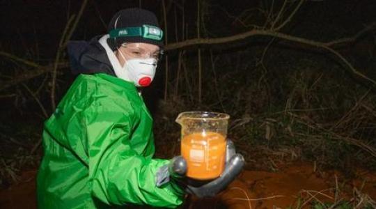 Rákkeltő anyagok kerülhettek a Salgó-patakba