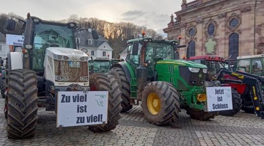 Pénteken folytathatják a tüntetést a német gazdák