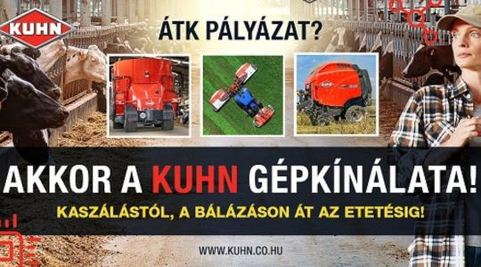 ÁTK Pályázat? Átfogó gépkínálat minden gazdasági méretre!