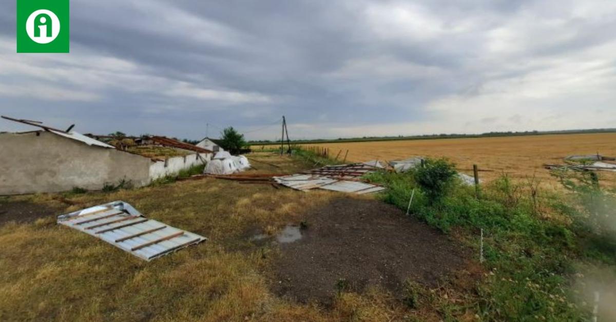 A gazdák összefogtak, miután megrongálta a vihar a tanyát A gazdák összefogtak, miután megrongálta a vihar a tanyát