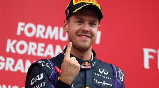 Sebastian Vettel, a gazda