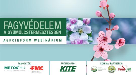 Fagyvédelem a gyümölcstermesztésben Agroinform webinárium