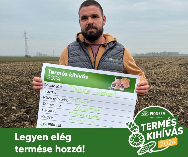 Dancs Gergő, a Szabolcs-Szatmár-Bereg vármegyei Tiszavasváriban található Dancs-Farm Kft. tulajdonosa