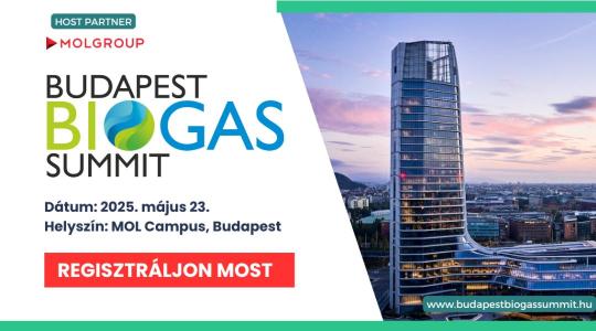 A biogázszektor legfontosabb szereplői gyűlnek össze az első Budapest Biogas Summiton, a MOL Campuson A biogázszektor legfontosabb szereplői gyűlnek össze az első Budapest Biogas Summiton, a MOL Campuson