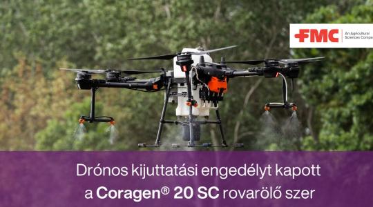 Védje meg akár drónnal a kukoricát a toxintermelő gombáknak utat nyitó lepkekártevőktől! 