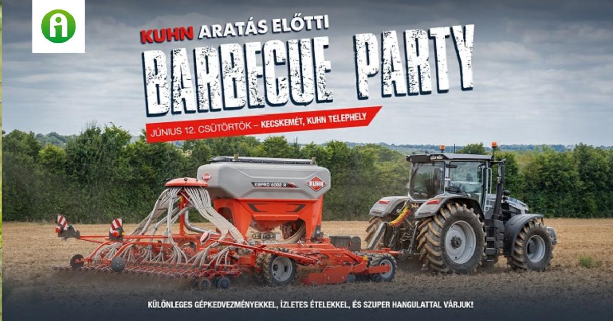 KUHN aratás előtti Barbecue Party