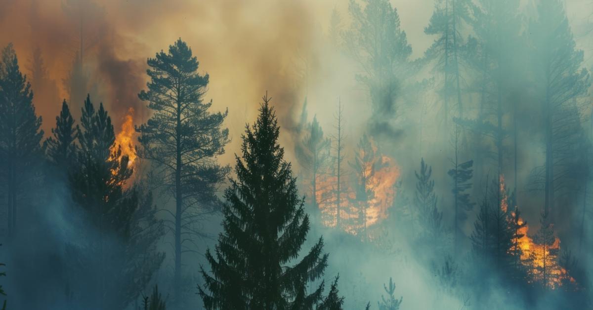 Szerda reggeli tűz: Lángok martaléka lett egy fenyőerdő aljnövényzete