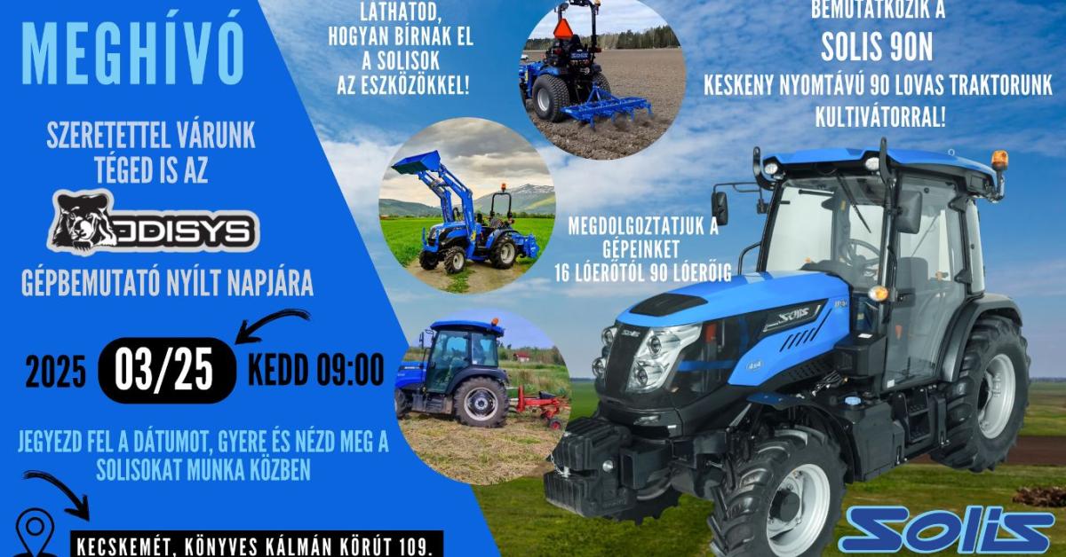 ODISYS Gépbemutató nyílt nap 