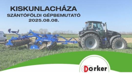 Szántóföldi gépbemutató – Kiskunlacháza 