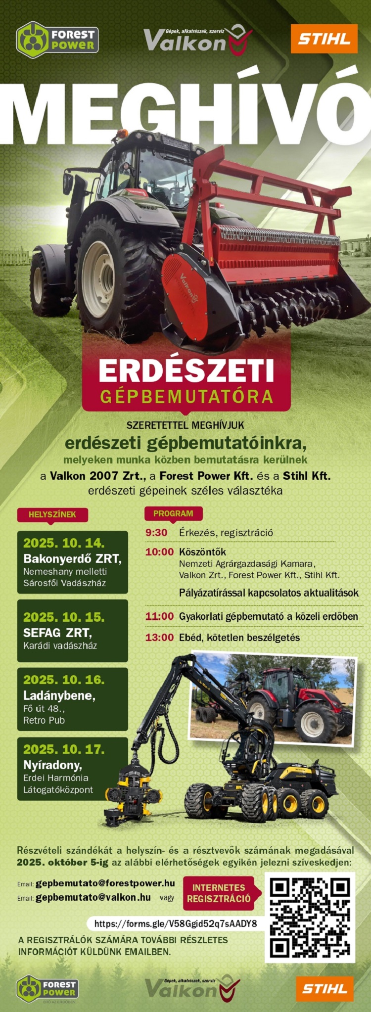 gépbemutató